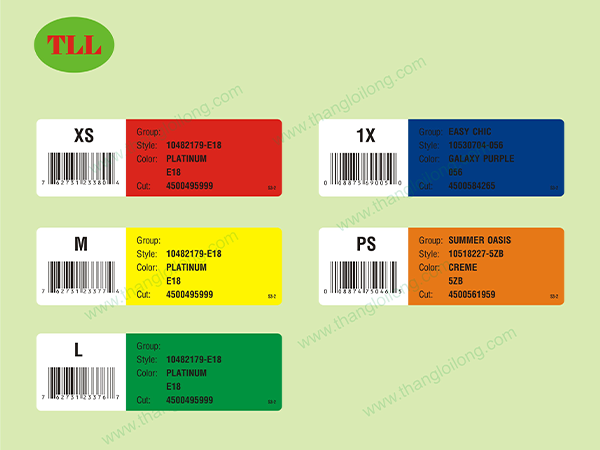 STICKERS AND LABELS FOR TEXTILE & GARMENT INDUSTRIES